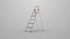 Bathla Advance 5-Step Foldable Aluminium Ladder For Home (Orange)